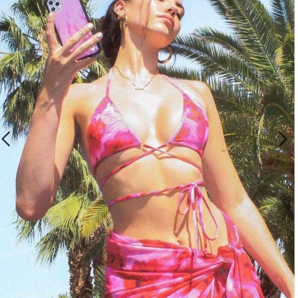 Wildflower Phone Case- iPhone 11 Pro Max Case Limited Edition Pink Flames Used - Picture 2 of 9